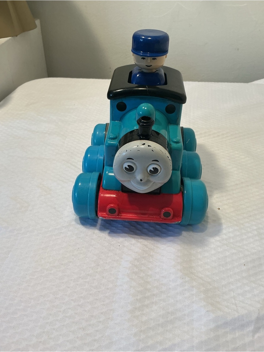 Thomas the tank engine toy engine push-n-go train vtg .1992